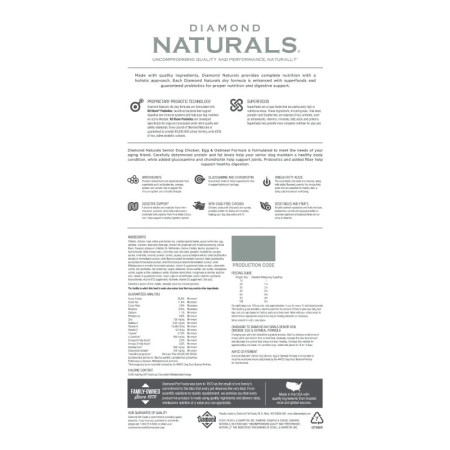 Diamond Naturals Ração Sénior de Frango