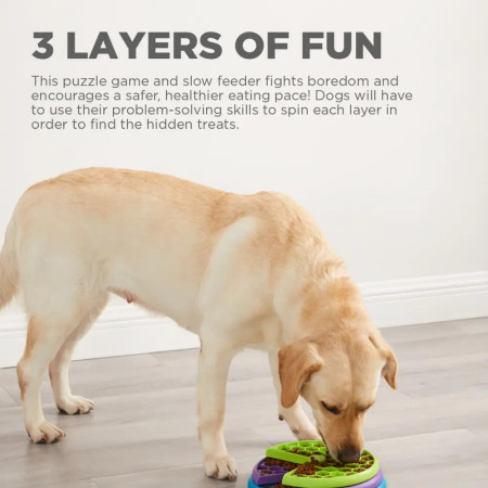 Nina Ottosson Lickin' Layers Dog Puzzle Game