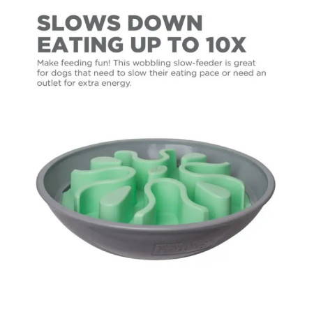 Outward Hound Comedouro Fun Feeder Wobble Slo Bowl