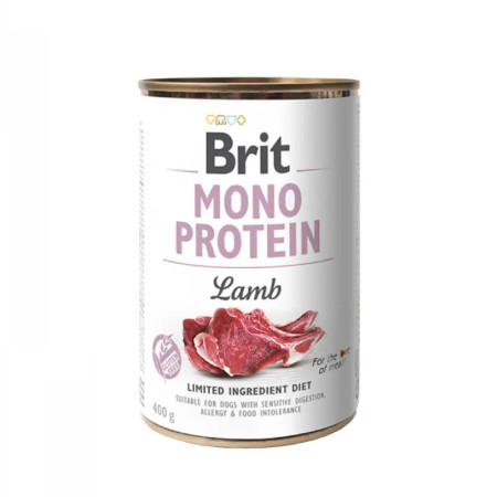 Brit Care Dog Lata Mono Protein Borrego