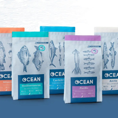 Ocean Artic com Peixe Nórdico e Krill