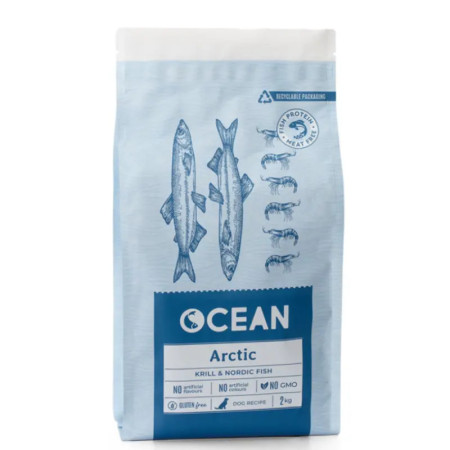 Ocean Artic com Peixe Nórdico e Krill