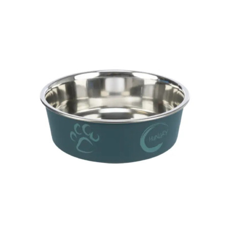 Trixie Tigela inox revestida a plástico