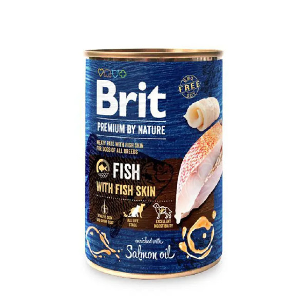 Brit Premium Wet Dog Fish with Fish Skin