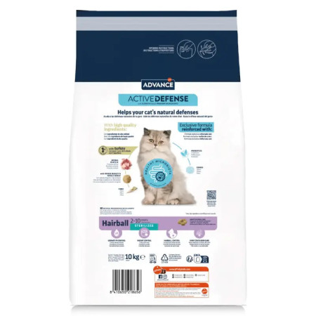 Advance Cat Hairball Sterilized Perú & Cevada
