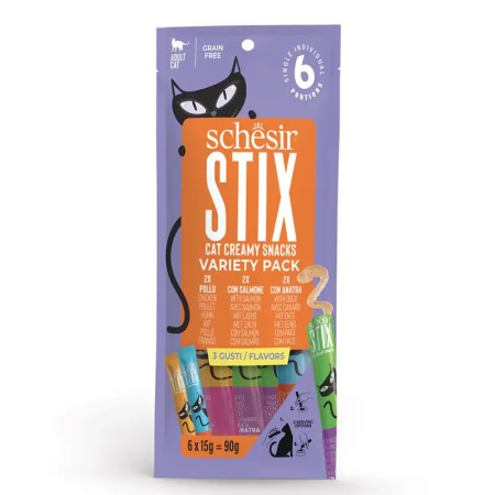 Schesir Stix Creamy Snack Multipack