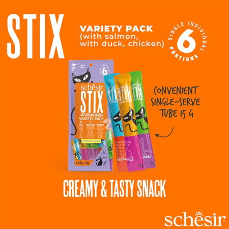 Schesir Stix Creamy Snack Multipack