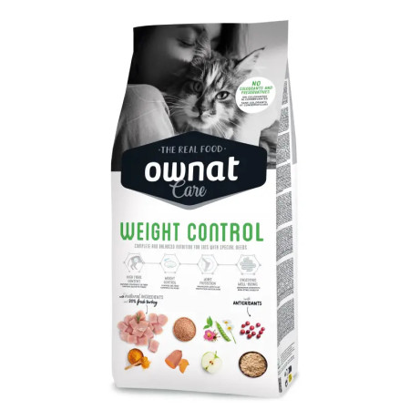Ownat Care Cat Weight Control - Para gatos com problemas de peso
