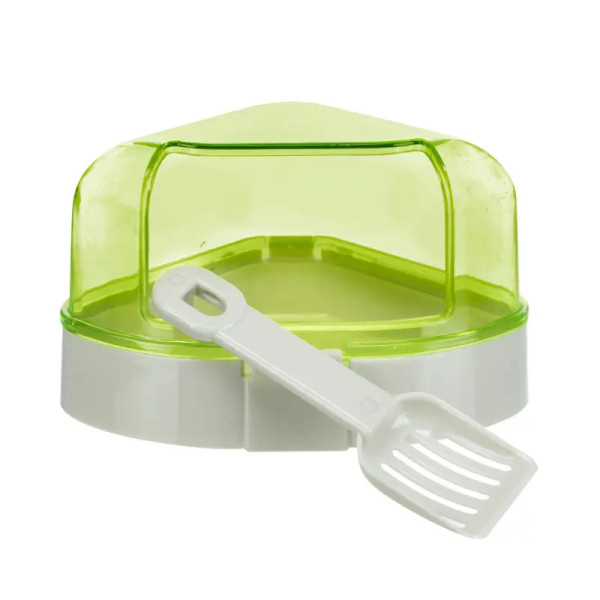 Trixie WC de canto com cobertura e pá para hamsters