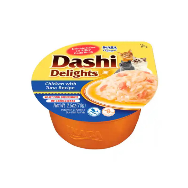 Churu Cat Dashi Delights Receita de Frango e Atum