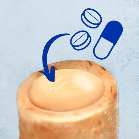 Churu Cat Fun Bites recheados com creme de galinha com abóbora