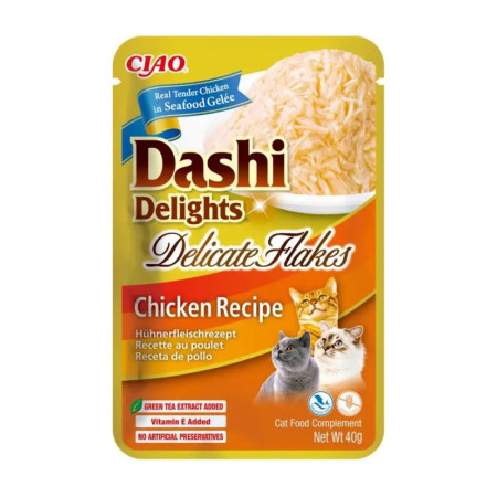 Churu Cat Dashi Delights Delicate Flakes de Frango