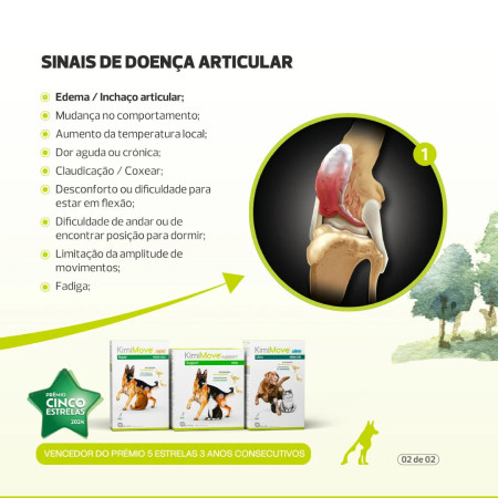 Kimimove Support Comprimidos -Retarda a regeneração Articular