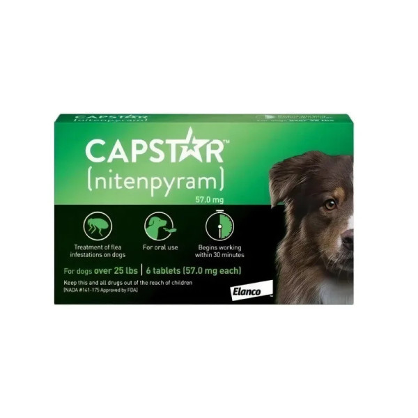 Capstar Comprimidos Anti-Pulgas para cães grandes