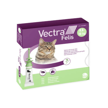 Vectra 3D Pipetas para gatos - O antiparasitário de última geração!