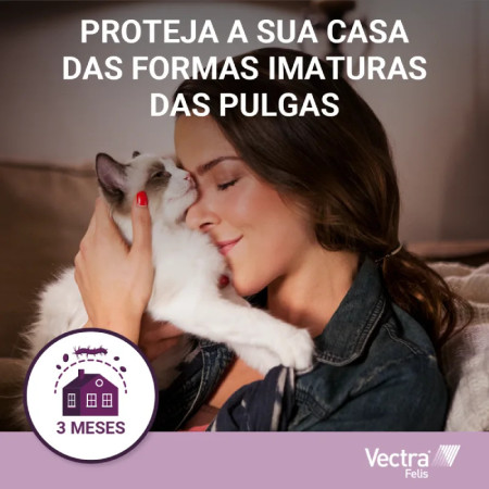 Vectra 3D Pipetas para gatos - O antiparasitário de última geração!