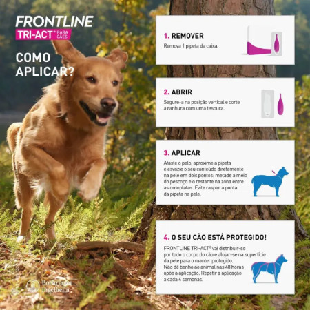 Frontline Tri-Act - um desparasitante eficaz e completo!