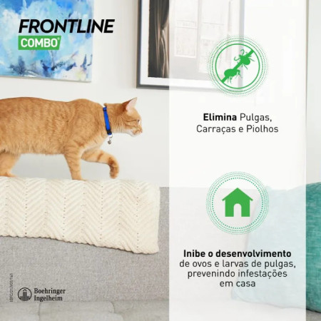 Frontline Combo pipetas para gatos e furões