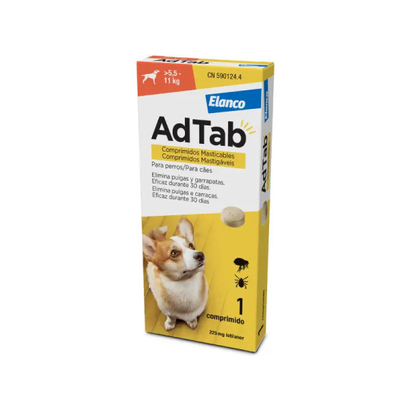 AdTAb Comprimido Mastigável para cães 5,5 - 11 kg