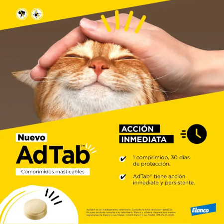 AdTAb Comprimido Mastigável - com sabor a baunilha