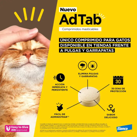 AdTAb Comprimido Mastigável - com sabor a baunilha