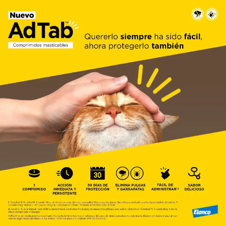 AdTAb Comprimido Mastigável - com sabor a baunilha