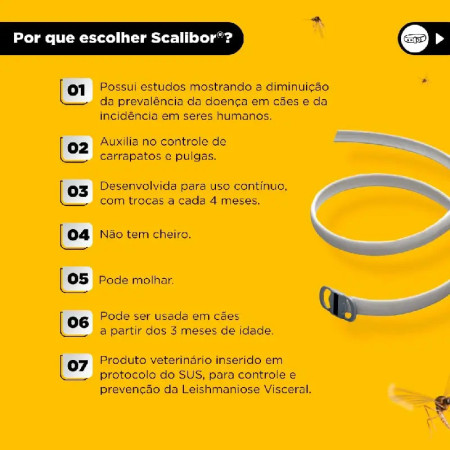 Scalibor Coleira - Protege 1 ano contra mosquitos!