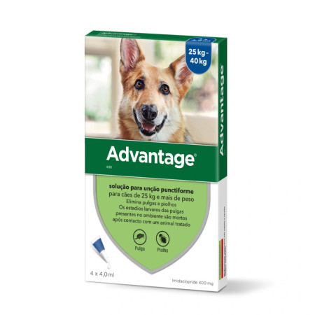 Advantage Pipetas para cão 25 - 40 kg