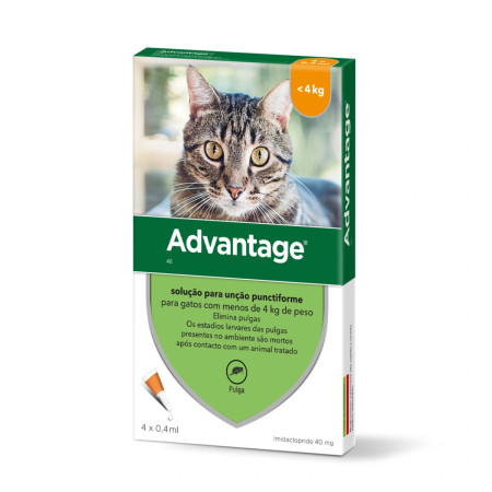 Advantage Pipetas para gato até 4 kg