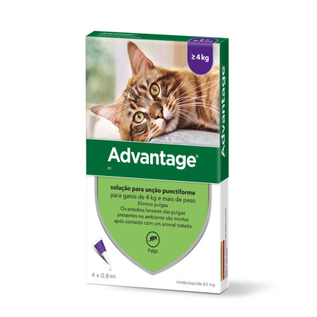 Advantage Pipetas para gato mais de 4 kg