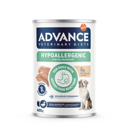 Advance Veterinary Dog Wet Hypoallergenic Pato