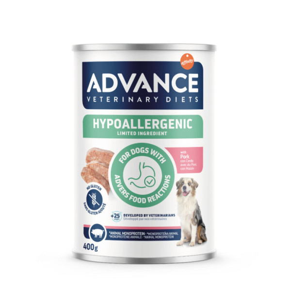 Advance Veterinary Dog Wet Hypoallergenic Porco