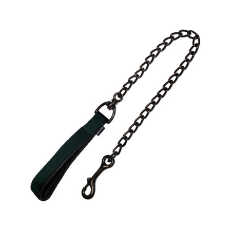 Trela metálica 4 mm com pega preta