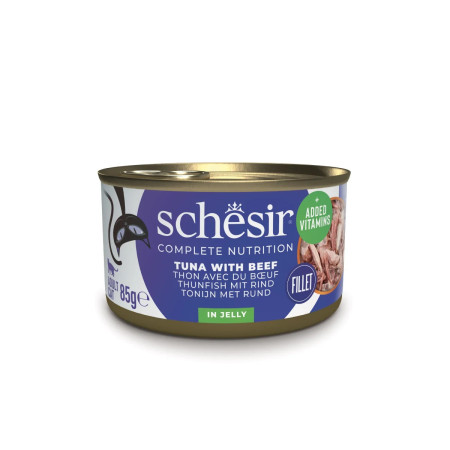 Schesir Complete Gato Atúm com vaca em geleia