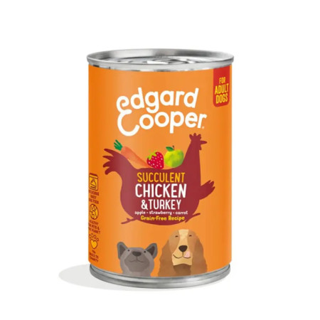 Edgard & Cooper Ração Húmida Cão com Frango e Perú