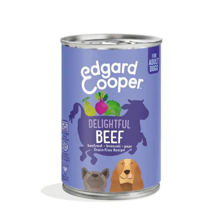 Edgard & Cooper Ração Húmida Cão com Vaca