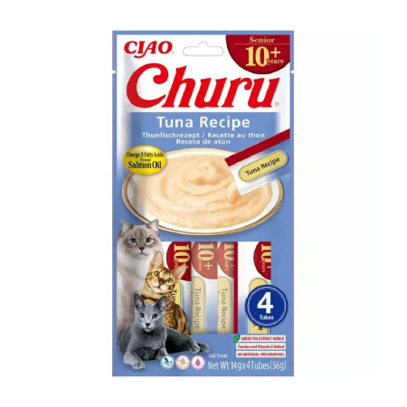 Churu Cat Senior Receita de atúm ​- o seu gato vai adorar!