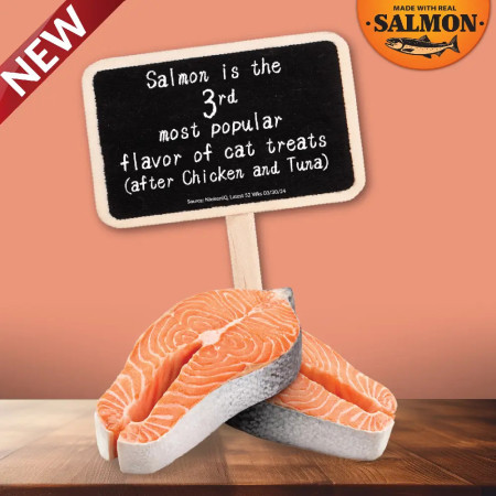 Churu Cat Receita Salmão e vieira -  o seu gato vai adorar!