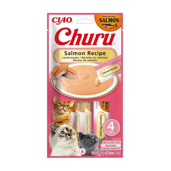 Churu Cat Receita de Salmão