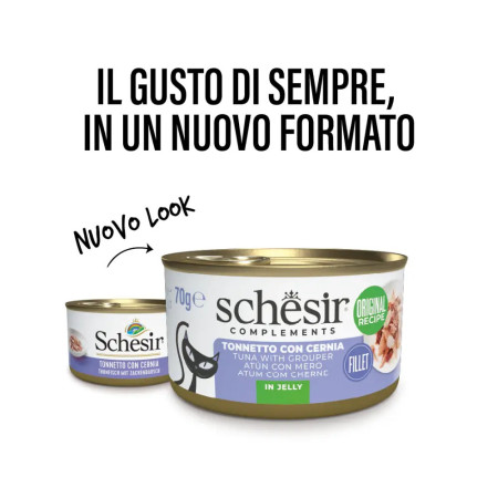Schesir Complements Gato Atúm com cherne em geleia