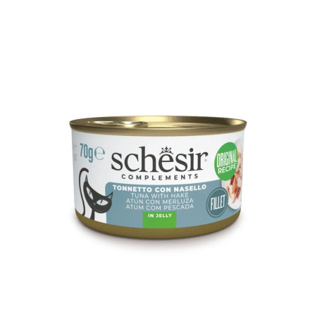 Schesir Complements Gato Atúm com pescada em geleia