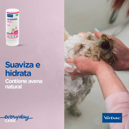 Virbac Champô Allerderm Pele Sensível - Suaviza e hidrata