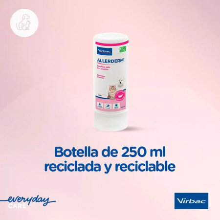 Virbac Champô Allerderm Pele Sensível - Suaviza e hidrata