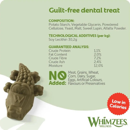 Whimzees Daily Dental Alligator