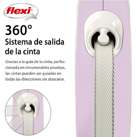 Flexi New Comfort Trela extensível rosa