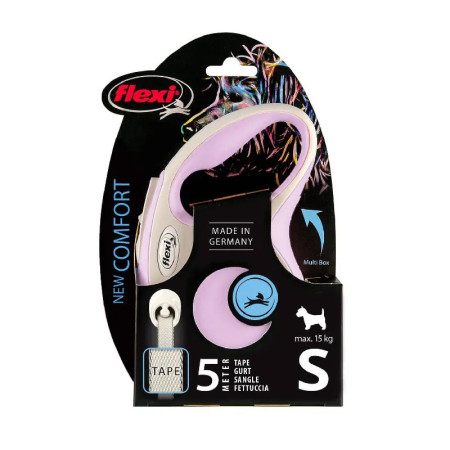 Flexi New Comfort Trela extensível rosa