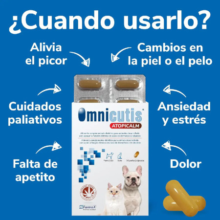 HiFarmaX Omnicutis ATOPICALM Cápsulas