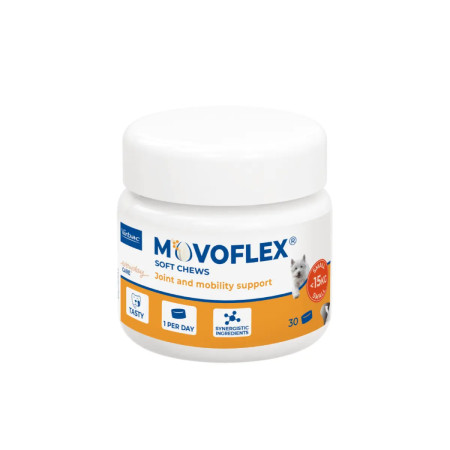 Virbac Movoflex Cães pequenos- Um biscoito inovador macio e saboroso