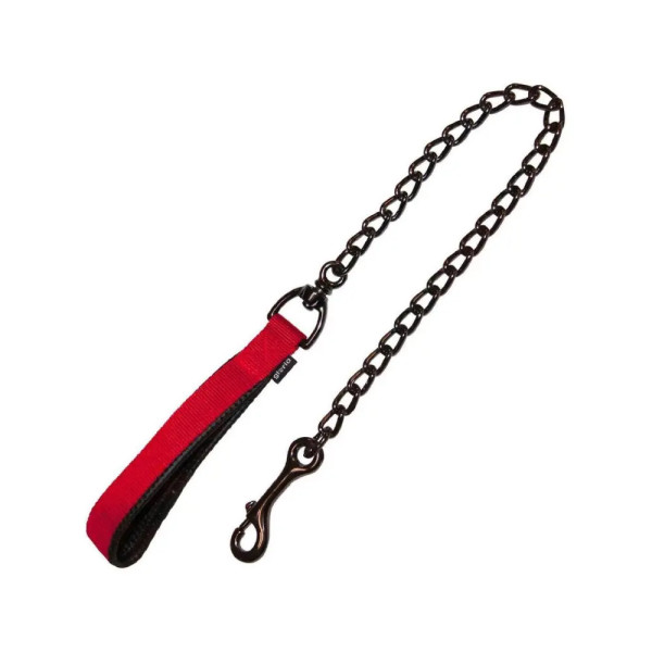 Trela metálica 4 mm com pega vermelha