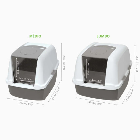 Catit WC Airsift fechada - Com controle de odores